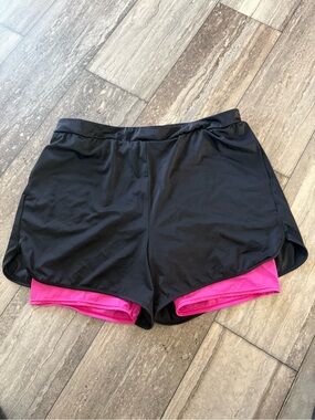 Swimsuits For All Women’s Two-in-One Active Shorts